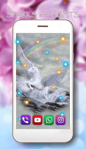Unicorn Fantasy Live Wallpaper screenshot 3