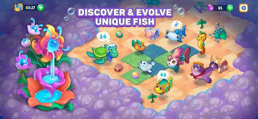 Sea Merge! Fish Games in Aquarium & Ocean Puzzle screenshot 4