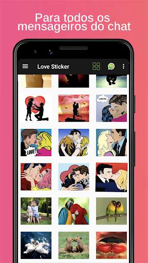 adesivo de amor WAStickerApps screenshot 5