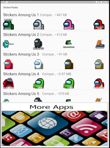 Stickers de Among Us para Whatsapp screenshot 7
