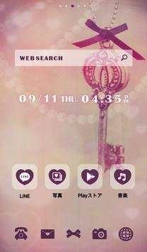Cute wallpaper★Antique key screenshot 1