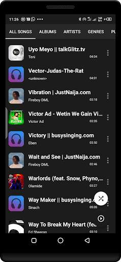 XYZ Music Player screenshot 1