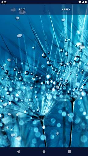 Water RainDrops Live Wallpaper screenshot 7