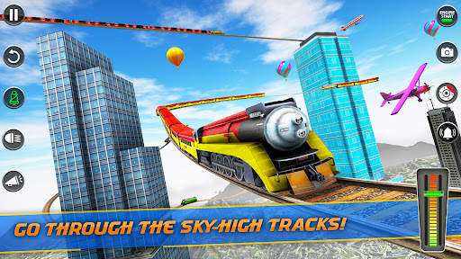 Mega Ramp Train Stunt Game screenshot 7