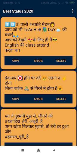 Msg Shop: Attitude Status, Shayari and Messages screenshot 1