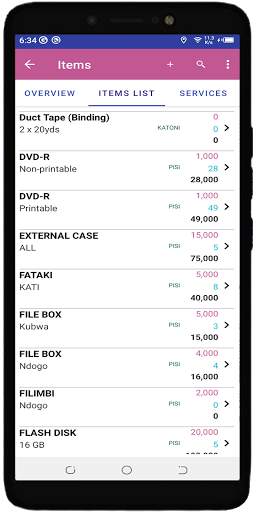 ONIMAS -- Inventory, Daily sales and Stock Manager screenshot 4