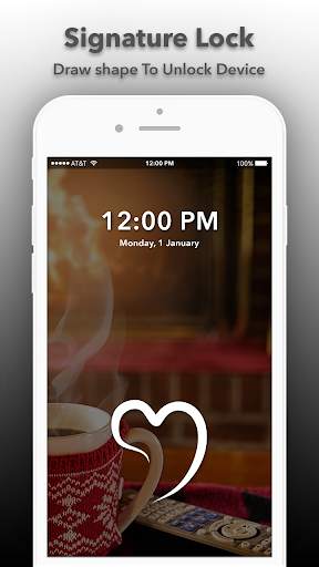 Signature Lock Screen скриншот 2