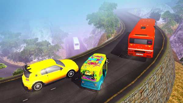 Uphill Tuk Tuk Rickshaw Driving screenshot 7