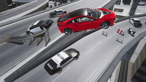 Online BMW Police Escape Car screenshot 2