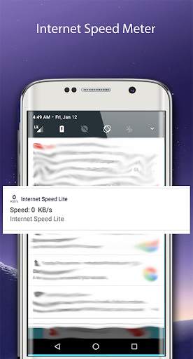 Internet Speed Meter top notification 3g 4g wifi screenshot 2