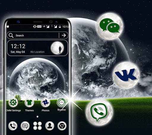 Moon Night Launcher Theme screenshot 2
