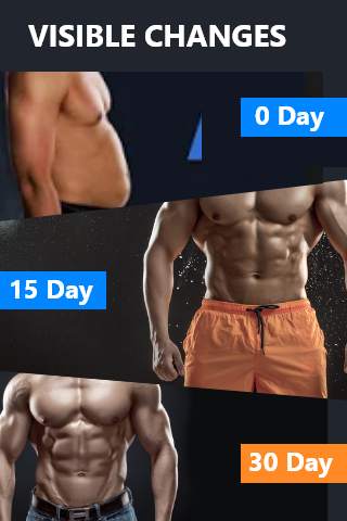 Six pack abs workout in 30 days: Home workout screenshot 1