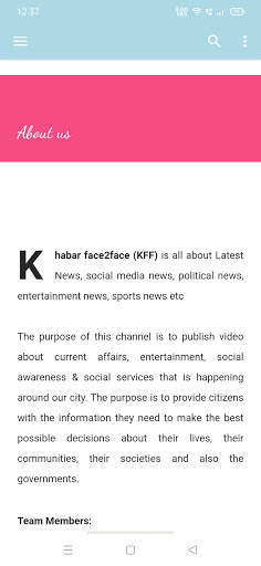 Khabar Face2face screenshot 2