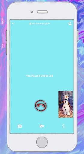 Fake call from Snowman - calling vedio screenshot 4