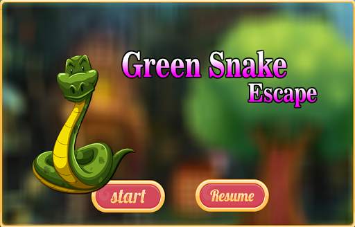 Free New Escape Game 122 Green Snake Escape screenshot 1