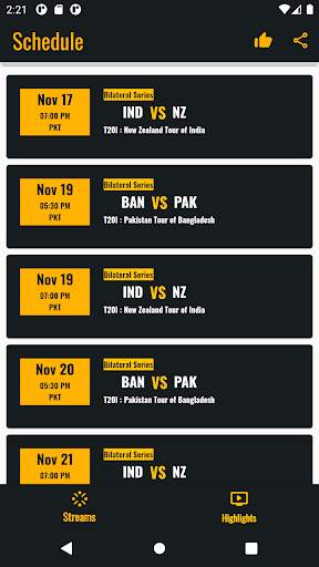Stream for Live Cricket screenshot 2