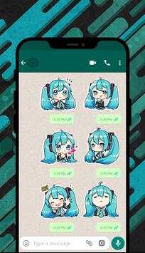 Hatsune Miku Stickers For Whatsapp screenshot 5