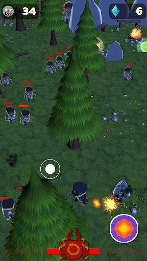 Overrun by Zombies - Zombie Shooter screenshot 1