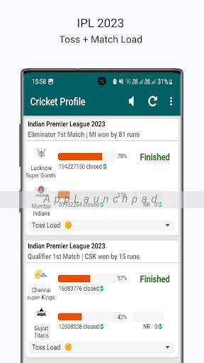 Sports Load Graph screenshot 2