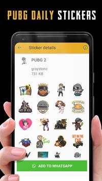 Pubg Whatsapp Stickers 2019 screenshot 4