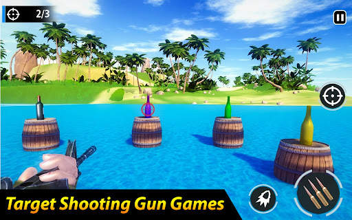 Real Bottle Shooting Gun Games screenshot 4