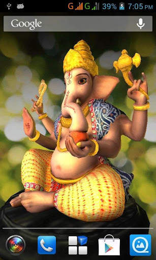 3D Ganesh Live Wallpaper screenshot 4