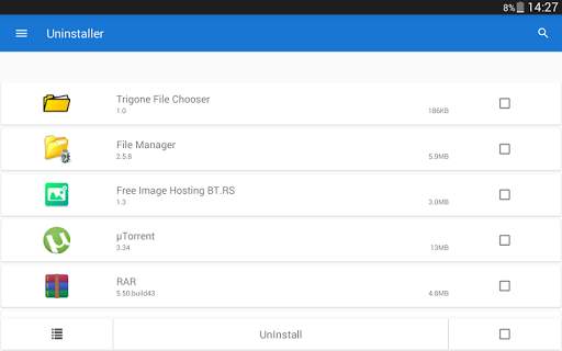 Uninstaller 8 تصوير الشاشة