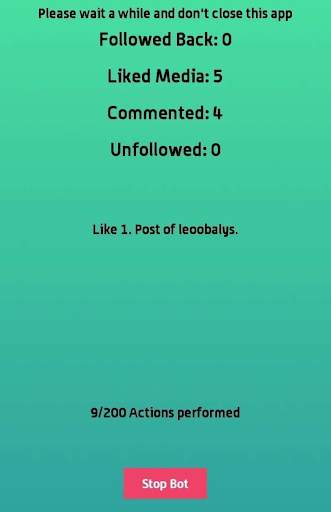 Project Carma - Instagram bot tool completely free screenshot 4