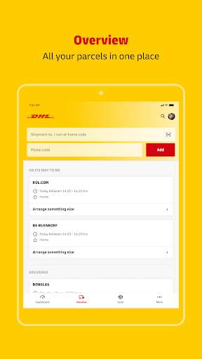 My DHL screenshot 9