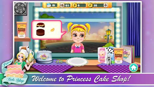 Princess cakes shop : Anna cooking Game screenshot 1