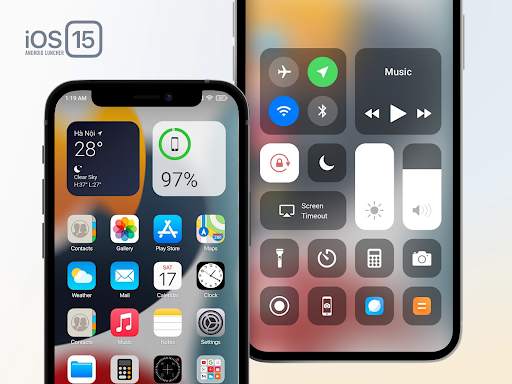 Launcher iOS 15 For Android screenshot 2