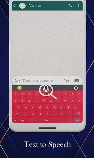 Urdu English Keyboard Color Background & Emoji screenshot 2