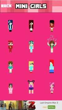 GIRL SKINS FOR MINECRAFT PE&PC screenshot 2