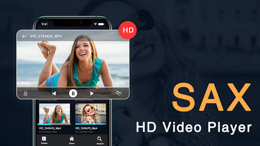 Sax HD Video Player - All Format Video Player HD screenshot 1