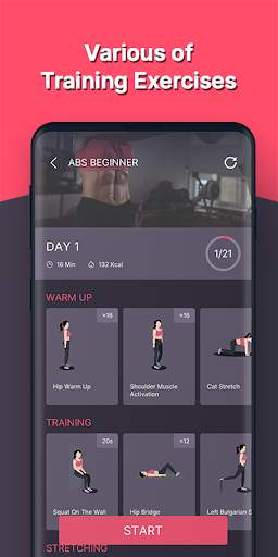 Workout for Women: Fit at Home screenshot 2