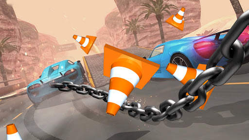 Chained Cars Impossible Stunts - Car Driving 2021 screenshot 8
