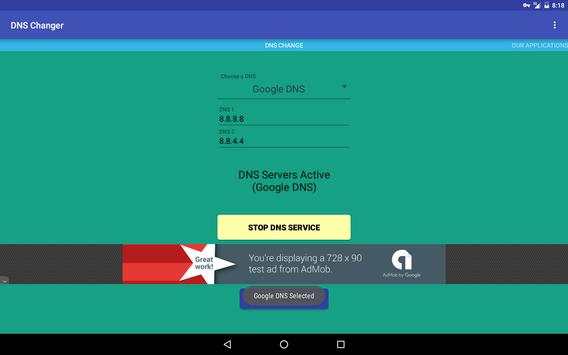 Easy DNS Changer(no root WiFi) screenshot 8