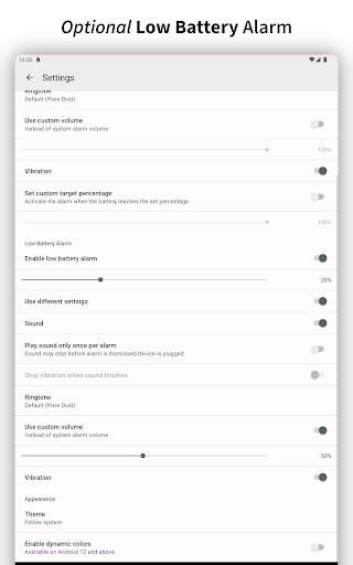 Full Battery Charge Alarm screenshot 22