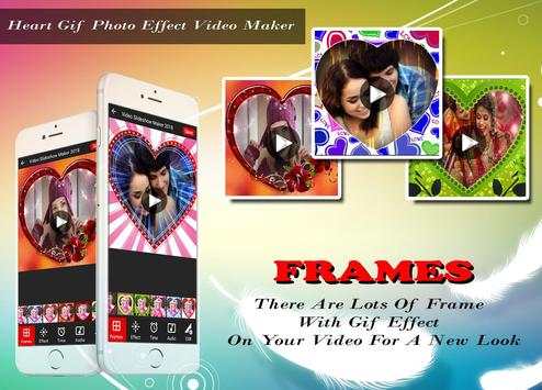 Heart Gif Photo Effect Video Maker With Music 2018 screenshot 2