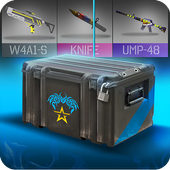 Opener Case Gun Knife Simulator icon