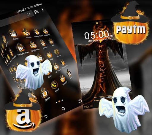 Scary Halloween Launcher Theme screenshot 5