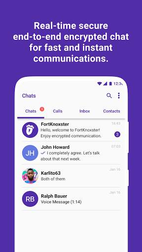FortKnoxster Encrypted Messenger & Calls screenshot 3