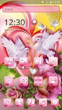 Lovely Rose Pigeon Theme screenshot 4