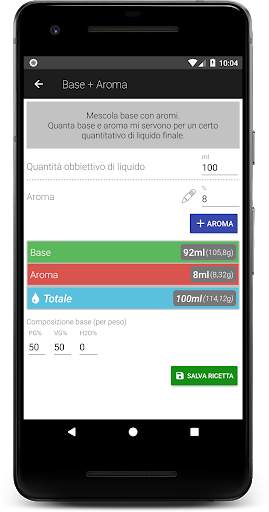 LiqCalc - Calcolatore Liquidi screenshot 4
