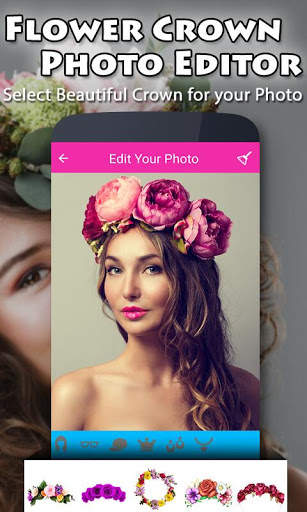 Flower Crown Photo Editor screenshot 3