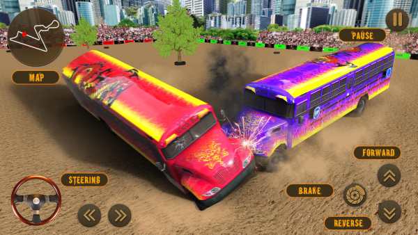Demolition Derby Bus Racing 3D screenshot 4