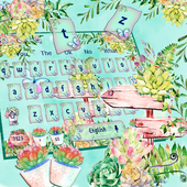 Tema della tastiera Sms Flower Garden icon