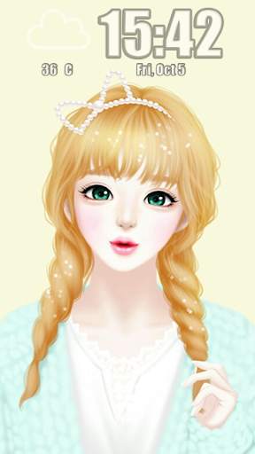 Cute Laurra Girl Princess Wallpaper screenshot 2