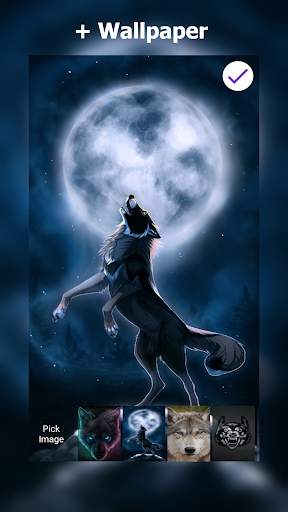 Wolf Lock Screen 5 تصوير الشاشة