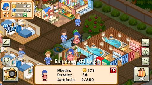 Hotel Story: Jogo de Resort screenshot 1
